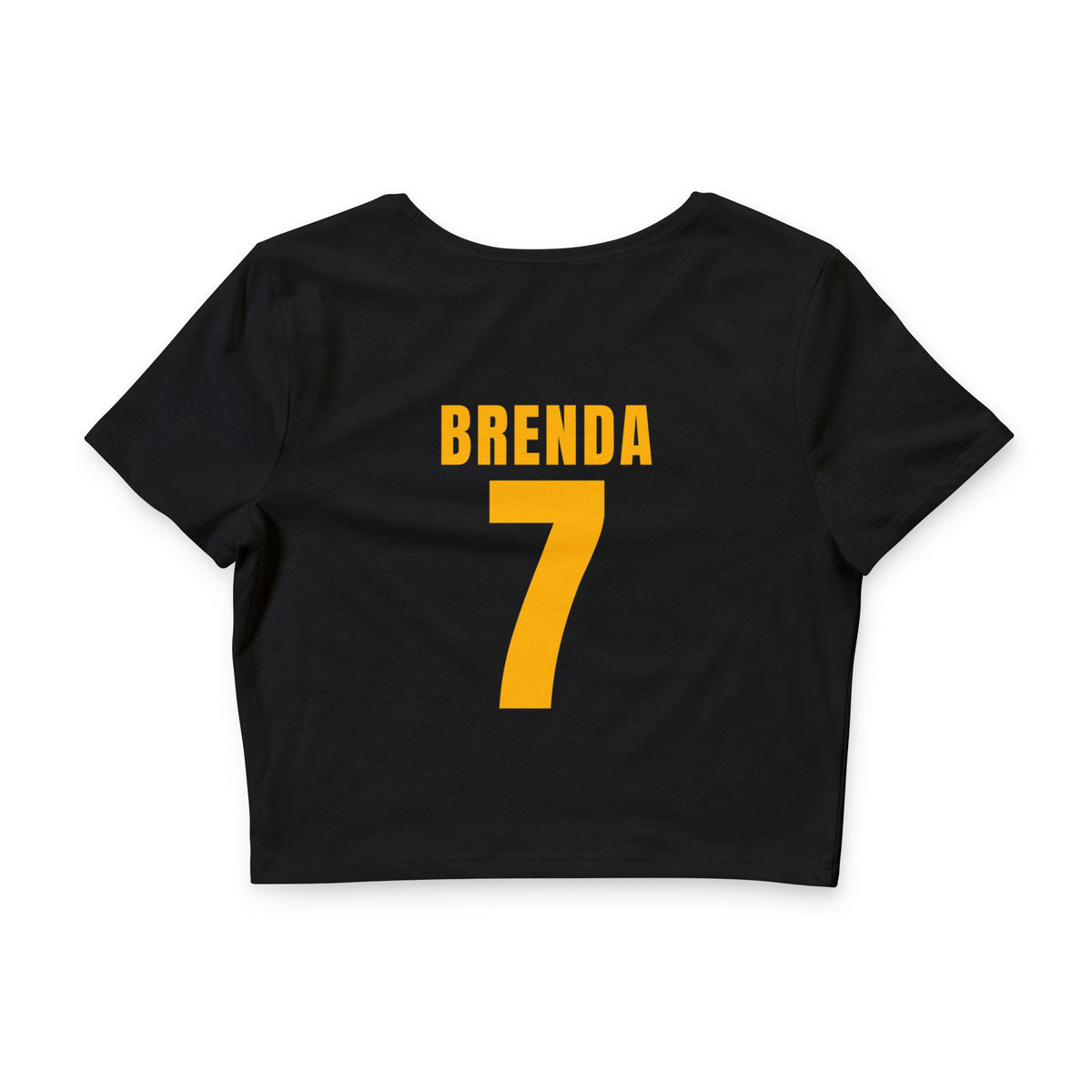 Hawkeye State Crop Tee – Personalized 'Brenda 7' Athletic Top