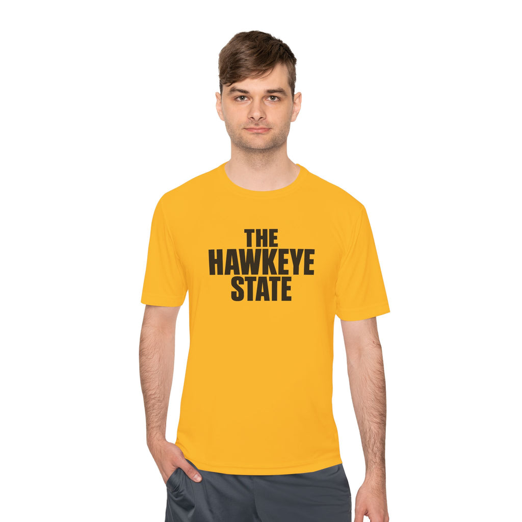 The Hawkeye State Gold Performance Tee