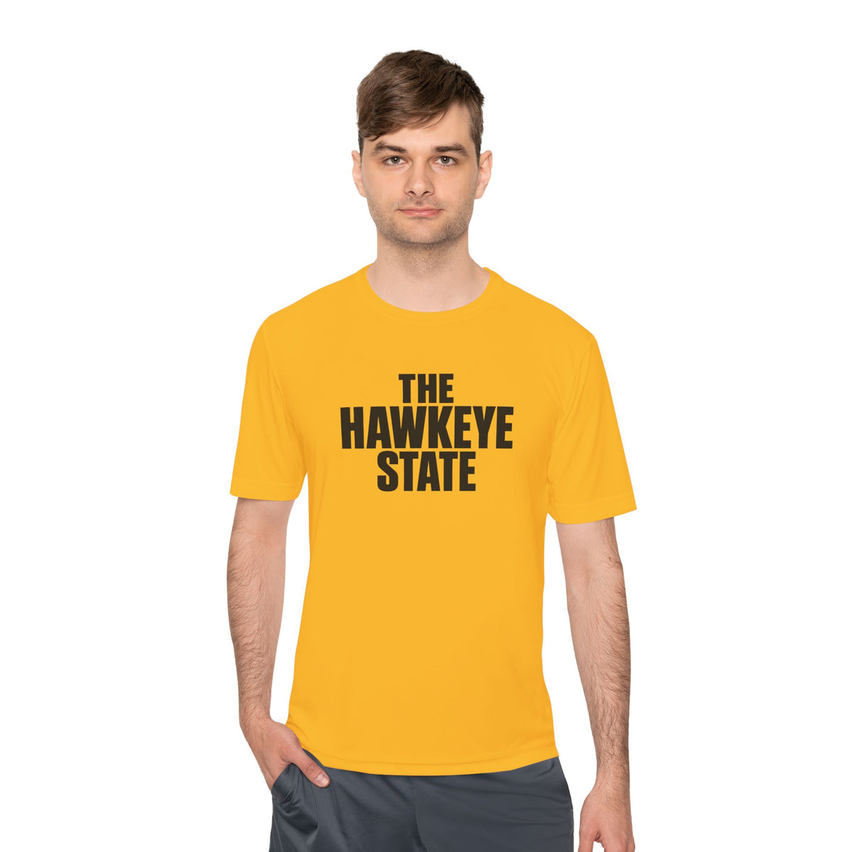 The Hawkeye State Gold Performance Tee