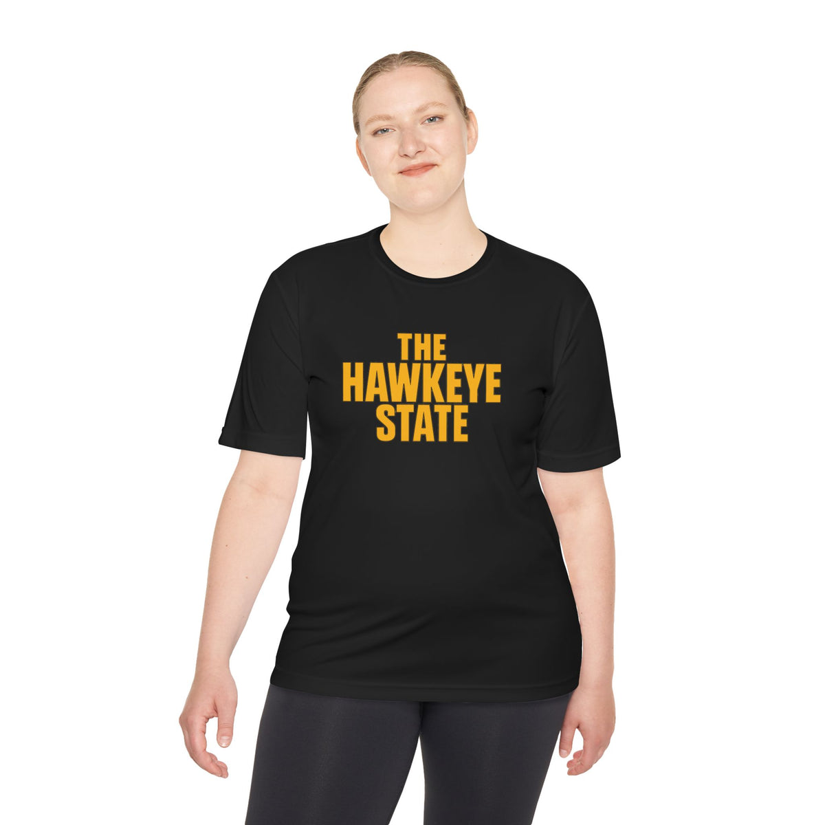The Hawkeye State Gold Performance Tee
