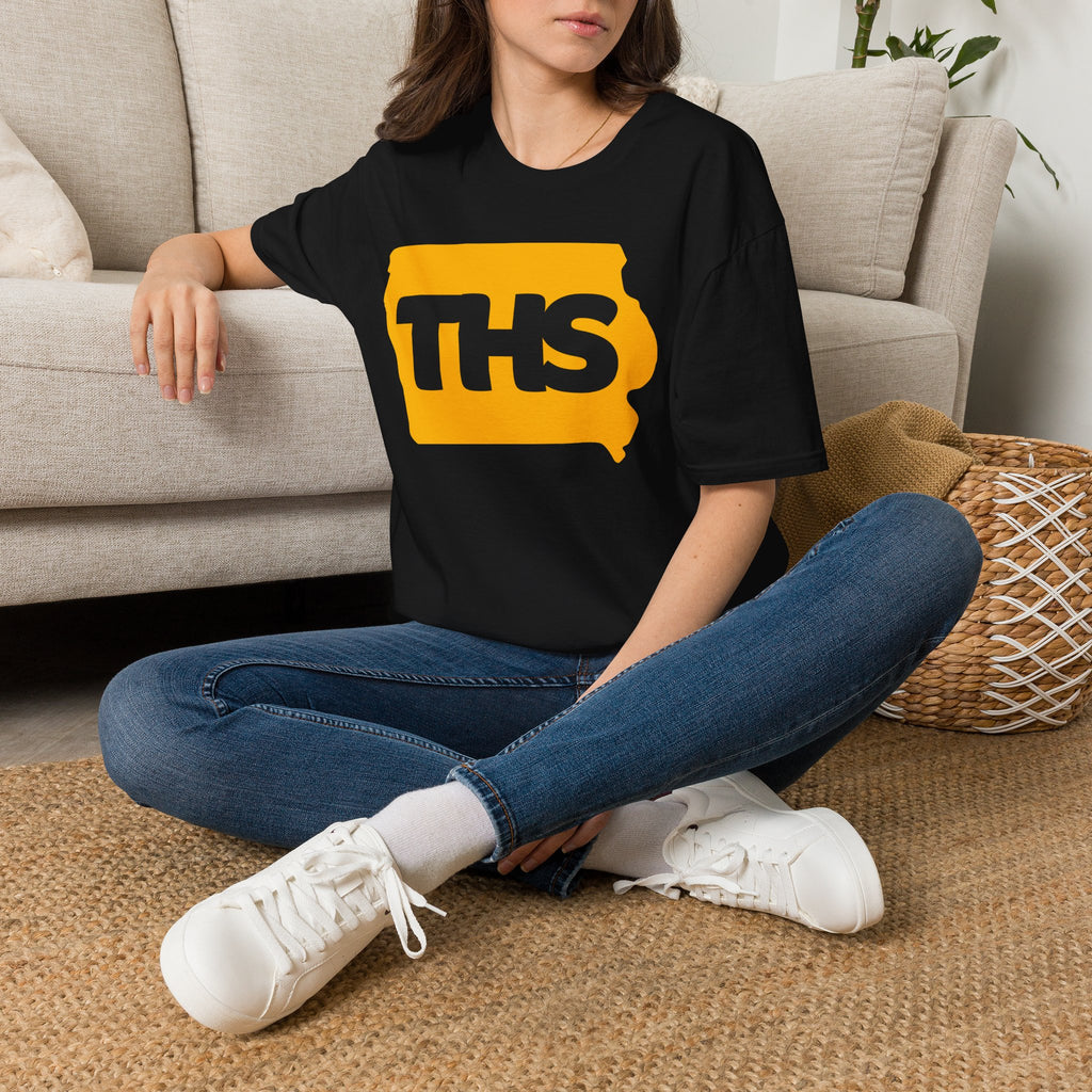 THS State Logo T-Shirt — Bold Retro Iowa Graphic Tee