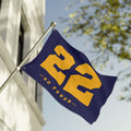 22 Forever — Iowa / Indiana Double-Sided Flag