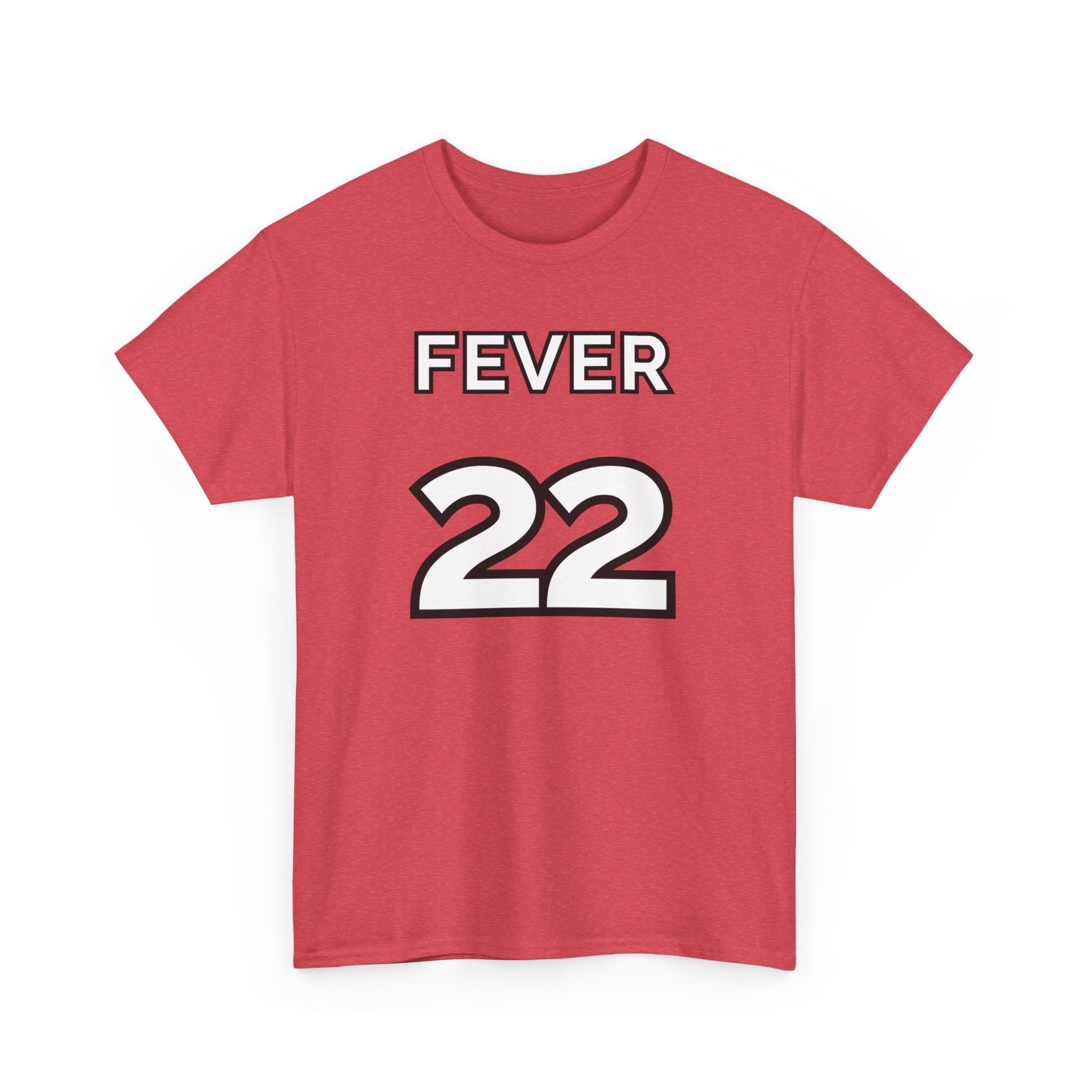 Basketball Fan Tee - Caitlin Clark GOAT Shirt in Heathered Rebel Red