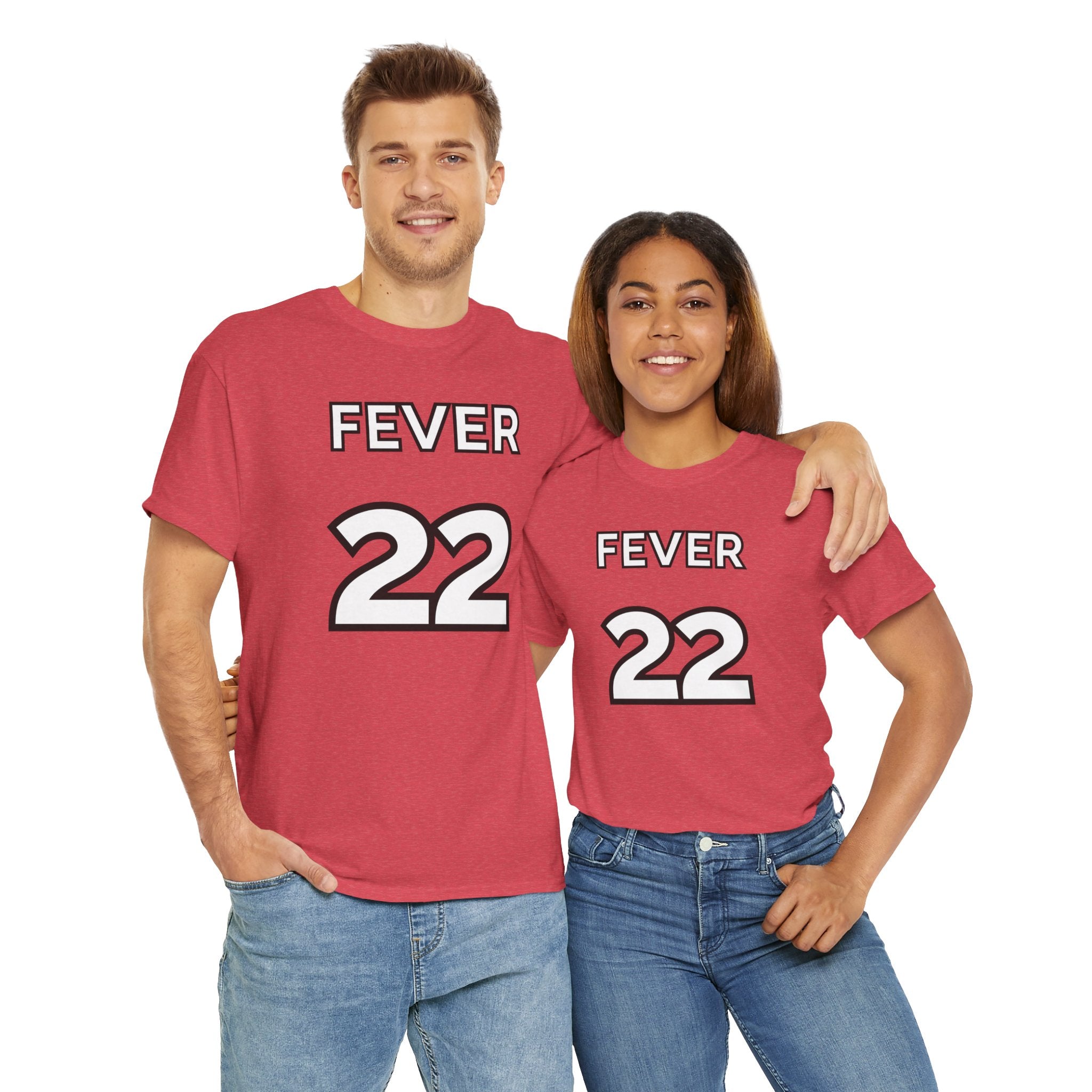 Basketball Fan Tee - Caitlin Clark GOAT Shirt in Heathered Rebel Red