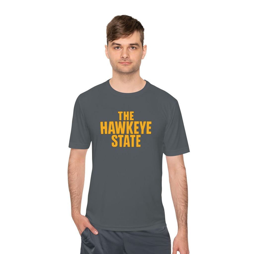 The Hawkeye State Gold Performance Tee