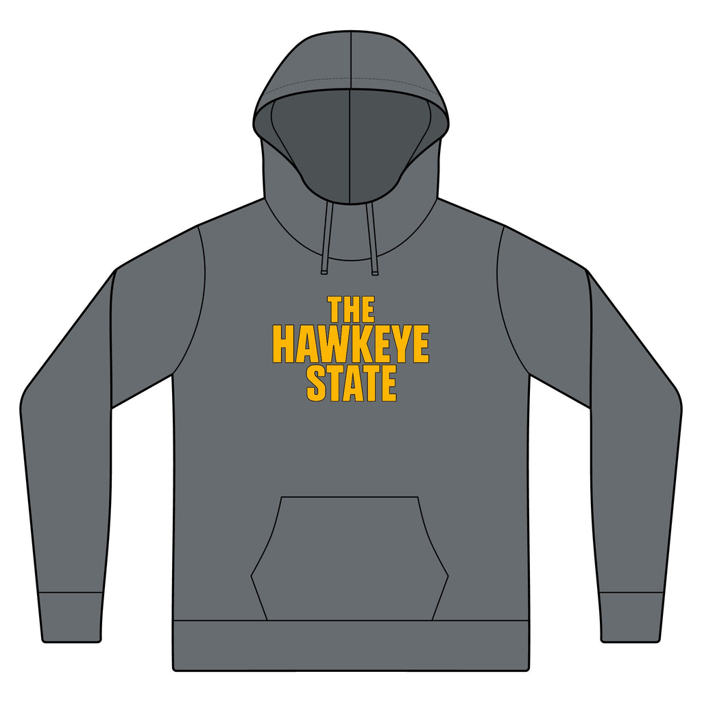 The Hawkeye State Women's Lightweight Fleece Hoodie