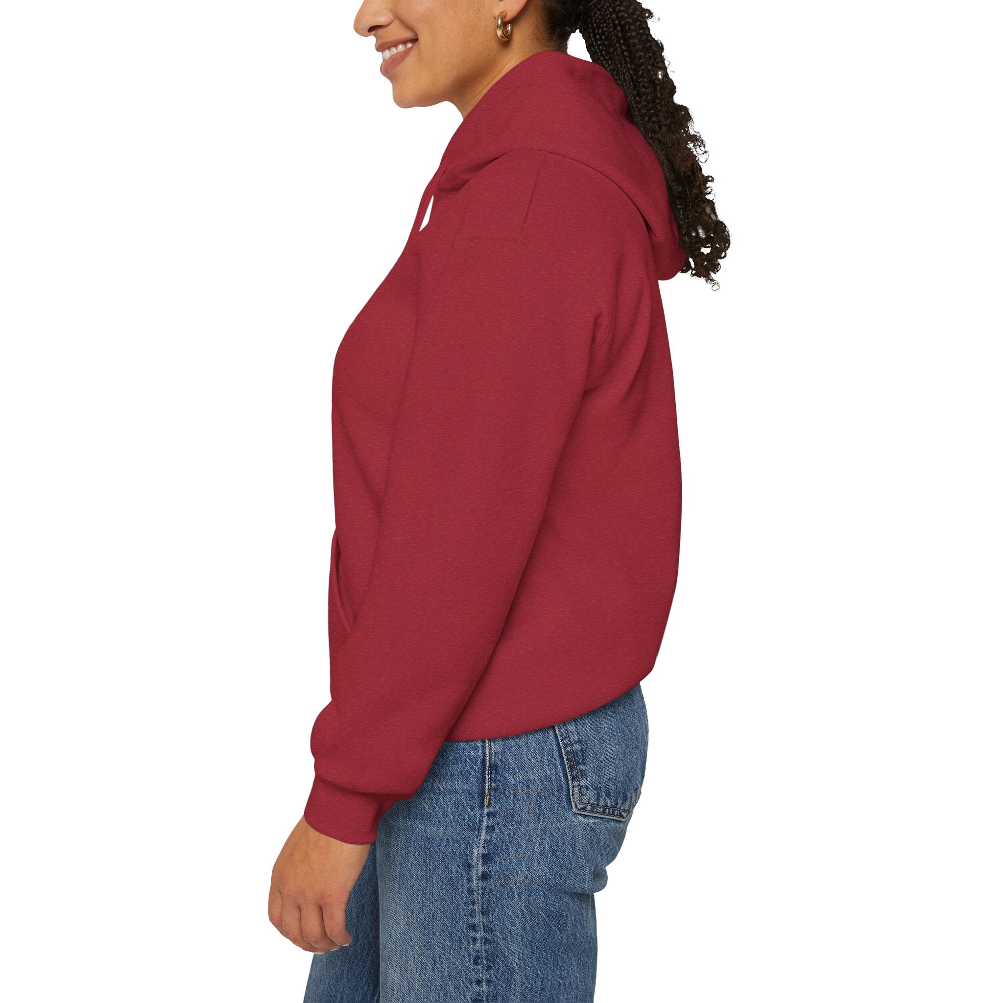 Collegiate Style Hooded Sweatshirt - Rock the Rebel Red - Indiana Fever - Sophie Cunningham #8