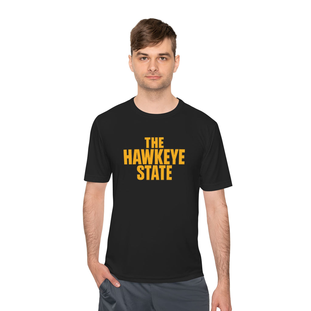 The Hawkeye State Gold Performance Tee