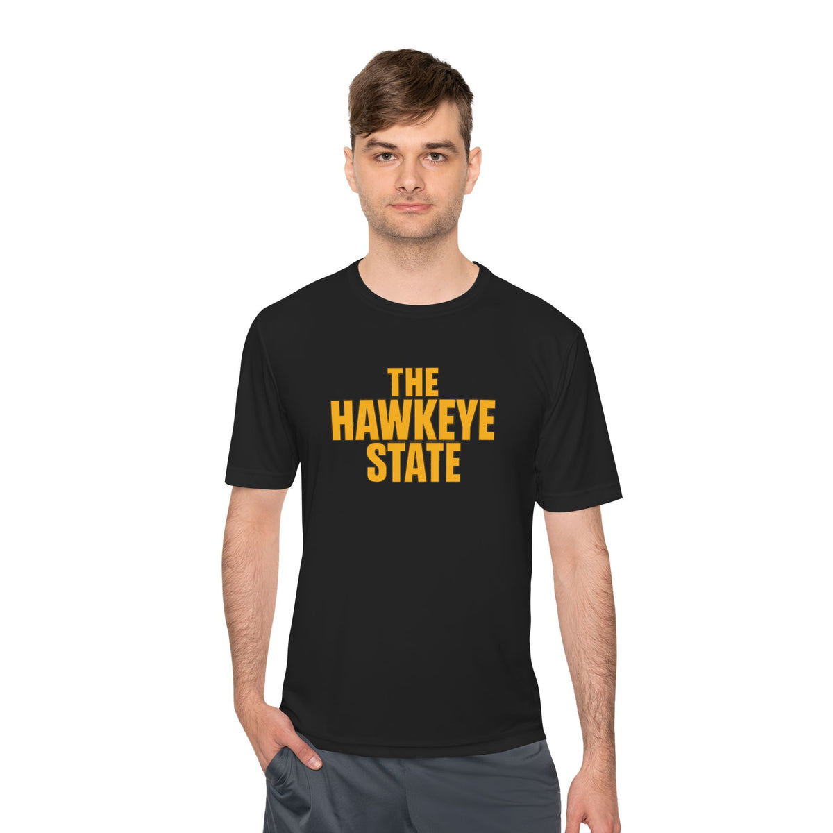 The Hawkeye State Gold Performance Tee