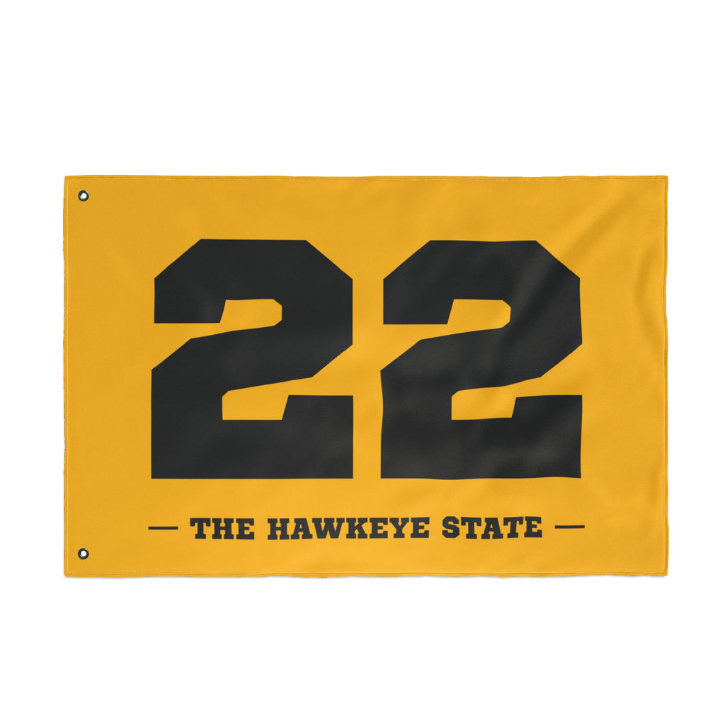 CC22 GOLD FLAG — DOUBLE-SIDED LIMITED EDITION